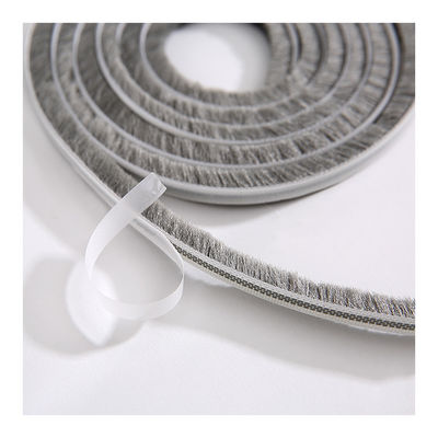 Apartemen Self Adhesive Strip Wool Pile Weather Stripping untuk jendela anti debu dan anti serangga