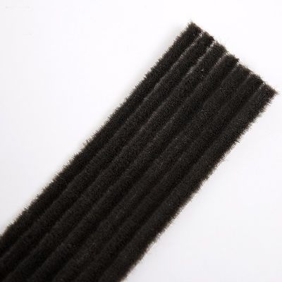 100% PP Material Woven Brush Seal Wool Pile Strip Cuaca untuk pintu hewan peliharaan Dustproof Insectproof Soundproof Fungsi