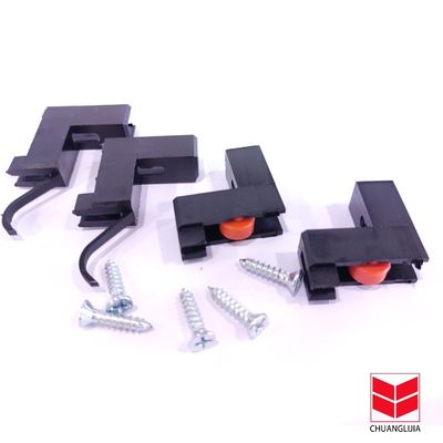 Aluminium Aksesoris Pintu Jendela Roller Plastik Geser dengan Desain Modern
