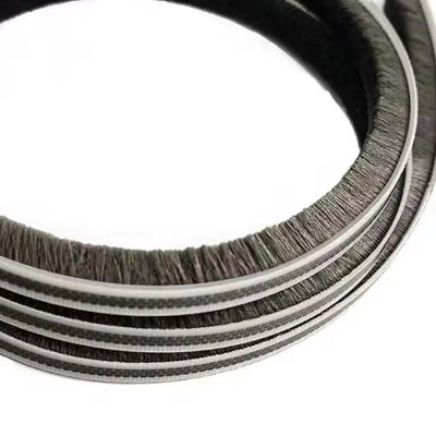 Pembersih Cuaca Pembuangan Kartu-Slot Seal Strip Pile Weatherstrip untuk jendela pintu dalam warna HITAM/GRAY/BRAUN/BLANK/LAIN