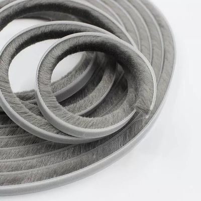 Aksesoris jendela Sikat Segel Strip Pintu Bagian bawah Cuaca Stripping untuk Apartemen dalam HITAM/GRAY/BRAUN/BLANK/LAIN