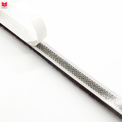 Self Adhesive Weather Pile Strip for Door Bottom Pile Height 3-25mm Width 3-50mm ISO9001 2008 Sertifikasi