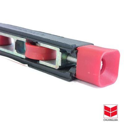Zinc Alloy Sliding Door And Window Guide Rollers Untuk CLJ Aluminium Hitam RAW