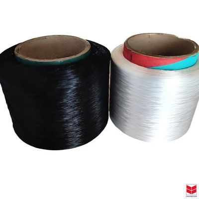 Tenaga tinggi 100% FDY Virgin Polypropylene Flat Yarn 900/1000/1250/2000/3000 Denier Twist Core Spun Yarn