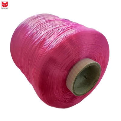 Tenaga tinggi 100% FDY Virgin Polypropylene Flat Yarn 900/1000/1250/2000/3000 Denier Twist Core Spun Yarn