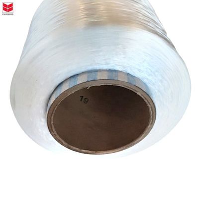 Tenaga tinggi 100% FDY Virgin Polypropylene Flat Yarn 900/1000/1250/2000/3000 Denier Twist Core Spun Yarn