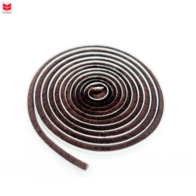 Anti-Angin Self-Adhesive Tumpukan Strip Cuaca Seal Strip Sikat untuk jendela pintu dan Hitam/GRAY/BRAUN/WITHE/LAIN COLORS