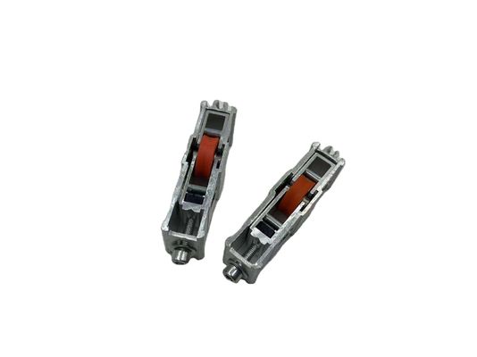 Roller Jendela Pasar Israel Dengan Bahan Aluminium Hitam Abu-abu Kecokelatan