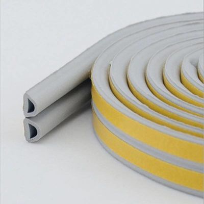 Sesuaikan Resistensi Penuaan Tpe Pvc Epdm Pintu Kayu Karet Seals Cuaca Strip untuk Apartemen