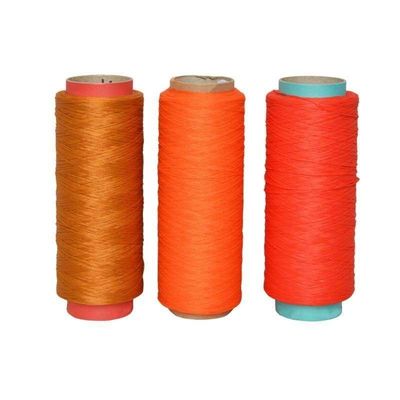 Fdy Yarn Type Style Core Spun Yarn ramah lingkungan 600D 900D 1000D 2000D 5000D PP YARN Cone Warna Disesuaikan Untuk Webbing