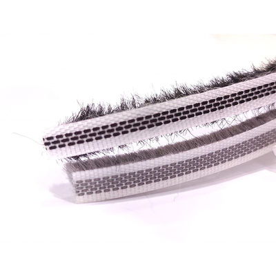 CLJ Flexible Car Door Strip with Horse Hair 9*15mm Tinggi tumpukan 3-25mm Lebar 3mm