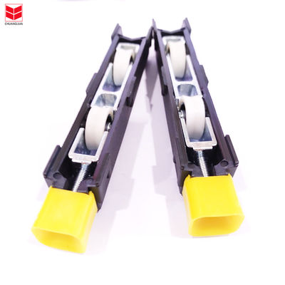 Apartemen Pvc Door Window Wheel Aluminium Bearing Sliding Roller Warna abu-abu
