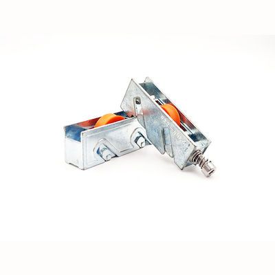 Apartemen Pvc Door Window Wheel Aluminium Bearing Sliding Roller Warna abu-abu
