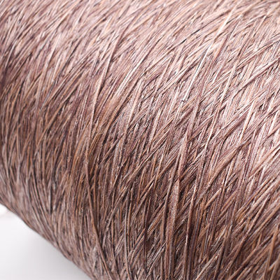 2000d benang poliester warna putih alami yang diputar untuk tali yang kuat dan tahan lama