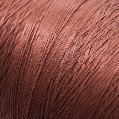 2000d benang poliester warna putih alami yang diputar untuk tali yang kuat dan tahan lama