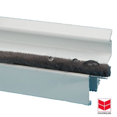 Apartemen CLJ Soft Straight Mohair Wool Pile Waterproof Pintu dan Jendela Aksesoris Sikat Penutup Cuaca Stripping