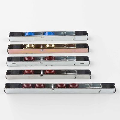 UPVC Pintu Geser Jendela Roller Roda Ganda Baja tahan karat modern Untuk geser halus