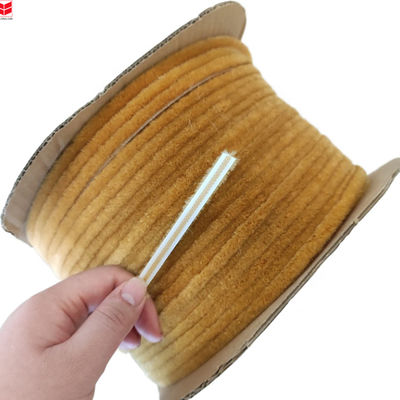 Auminium Pintu dan Jendela Sunroof Waterproof Silicone Wool Pile Cuaca Strip Seal Perekat untuk Pintu Geser