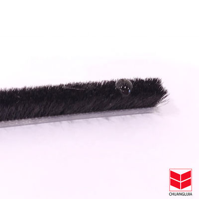 CLJ Woven Brush Seal Wool Pile Weather Strip Untuk Pet Door Seal Dengan Apartemen Berkulit Lurus