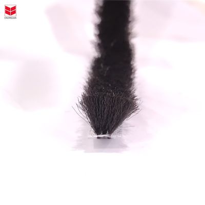 CLJ Woven Brush Seal Wool Pile Weather Strip Untuk Pet Door Seal Dengan Apartemen Berkulit Lurus