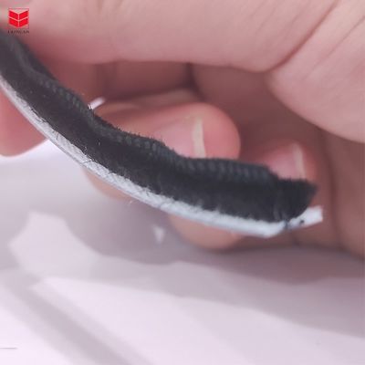 Aluminium Pintu Dan Jendela Wool Pile Weather Strip Dengan Non-Woven Fin Resistance Noise