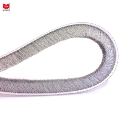 3-25mm Tinggi Tumpukan CLJ Aluminium Jendela Cuaca Strip Wool Tumpukan Untuk Pintu Jendela