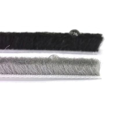 Dustproof Insectproof Wool Pile Sealing Non-Silicone Weather Strip untuk Pintu dan Jendela Aluminium