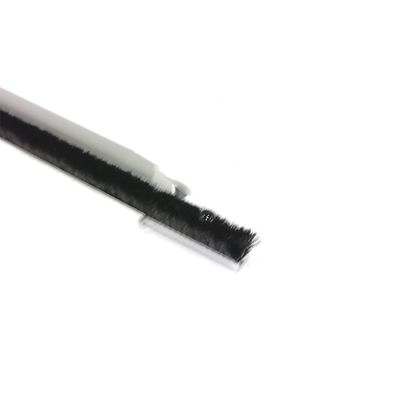 CLJ Aluminium Sliding Window Weather Strip Silicone Wool Pile Seal Strip Untuk Pintu Kaca Pile Tinggi 3-25mm / Lebar 3-50mm