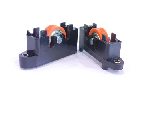 Aluminium Aksesoris Pintu Jendela Roller Plastik Geser dengan Desain Modern
