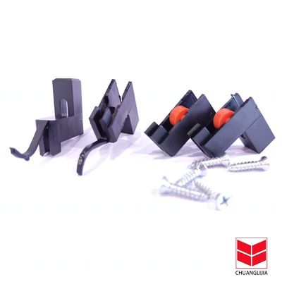 Aluminium Aksesoris Pintu Jendela Roller Plastik Geser dengan Desain Modern