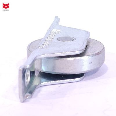 Aluminium Double Sliding Window Door Bottom Rollers Dengan Plastik Housing Pulley Wheel