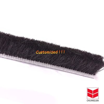 Tinggi tumpukan 3-25mm dan lebar 3-50mm Pita cuaca plastik tahan air untuk jendela dan pintu dalam HITAM/GRAY/BRAUN/WITH/OTHER