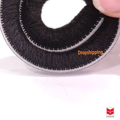 Tinggi tumpukan 3-25mm dan lebar 3-50mm Pita cuaca plastik tahan air untuk jendela dan pintu dalam HITAM/GRAY/BRAUN/WITH/OTHER