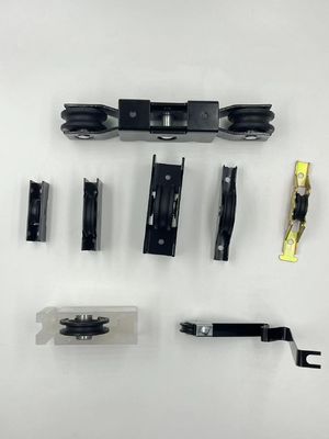 Zinc Alloy Sliding Window Roller dengan Ball Iron Sliding Hanger Gate Hardware