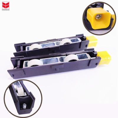 Zinc Alloy Sliding Window Roller dengan Ball Iron Sliding Hanger Gate Hardware