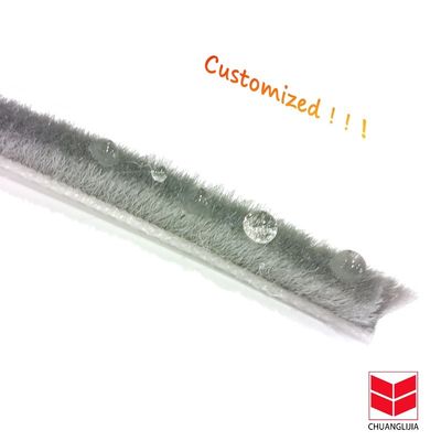 Pintu jendela perekat felt pintu segel strip dengan 100% PP bahan hitam / abu-abu / cokelat / putih / warna lain