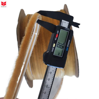 3-25mm Tinggi Tumpukan Waterproof Dustproof Extrusive Backing Cuaca Strip Untuk Modern Window And Door Gaya Desain Modern