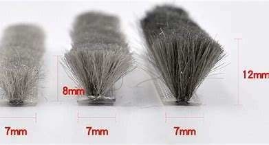 ISO9001 2008 Bersertifikat Brown Brush Seal Door Window Seal Strip dalam WARNA HITAM/GRAY/BRAWN/WITHE/LAIN untuk Kinerja