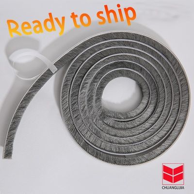 Gaya Desain Modern Pintu dan Jendela Wol Tumpukan Cuaca Strip Isolasi Suara Strip Seal Sikat Silikon dengan ISO9001 2008