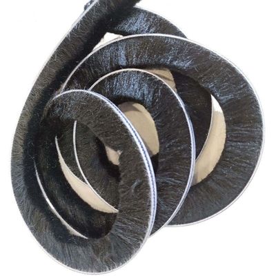Ketinggian Tumpukan 3-25mm Pintu Hotel Jendela kedap suara Tumpukan Woven Cuaca Sealing Strip Kuas Self-Adective Waterproof Seal Strip