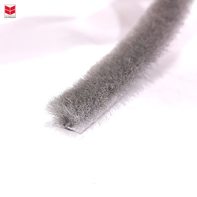 Desain Modern Pembersih Cuaca Industri Slip Brush untuk Jendela Sliding dalam WARNA HITAM/GRAY/BRAUN/WITHE