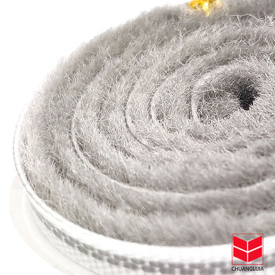 ISO9001 2008 Bersertifikat Strip Sliding Pintu Dan Jendela Wol Pile Strip Cuaca Untuk Jendela Kayu Dengan Tinggi Pile 3-25mm