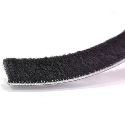 100% PP 3p Abu-abu Hitam Jendela Dan Pintu Silicon Waterproof Tumpukan Plastik Cuaca Strip 3-50mm Lebar 3-25mm Tinggi Tumpukan