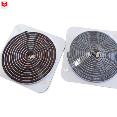 100% PP Wool Pile Aluminium Window Weather Strip untuk Aksesoris Jendela dan Pintu Warna Hitam/Grey/Brown/White/Lain