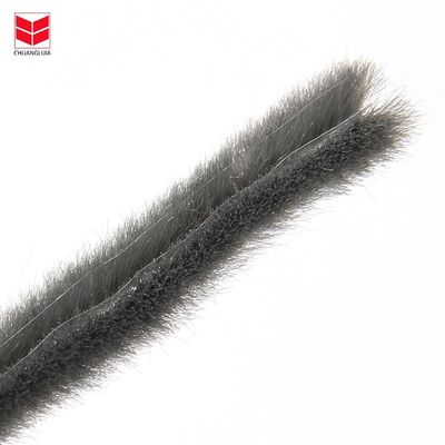 100%pp Jendela Seal Strip Kain Fin Pintu Tumpukan Wol Cuaca Seal Strip dengan Desain Modern dan Sertifikasi ISO9001 2008