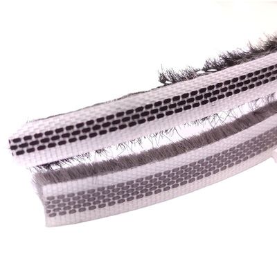 100%pp Jendela Seal Strip Kain Fin Pintu Tumpukan Wol Cuaca Seal Strip dengan Desain Modern dan Sertifikasi ISO9001 2008