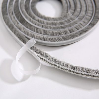 Self Adhesive Pile Weather Strip Brush Seal Strip untuk Pintu dan Jendela Warna Hitam/GRAY/BRAWN/WITH/OTHER