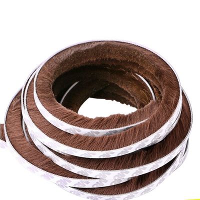 Desain Modern Wool Pile Self Adhesive Seals for Door Window Cuaca Menghilangkan Draft Excluder