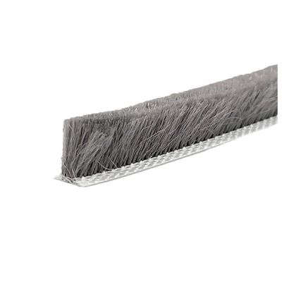3-25mm Pile Height Door Seal Strip Desain Modern dengan Lebar 3-50mm dan Apposite Wool Weather Stripping