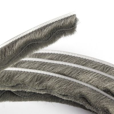 Wol Pile Waterproof Brush Gasket Cuaca Seal Pintu Dan Jendela Sealing Strip Untuk Apartemen